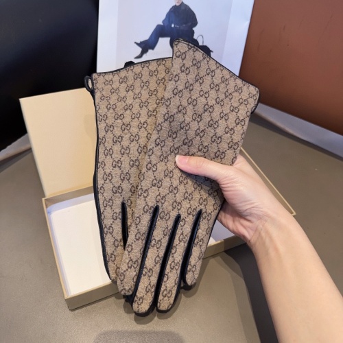 Cheap Gucci Gloves For Women #1249335 Replica Wholesale [$52.00 USD] [ITEM#1249335] on Replica Gucci Gloves