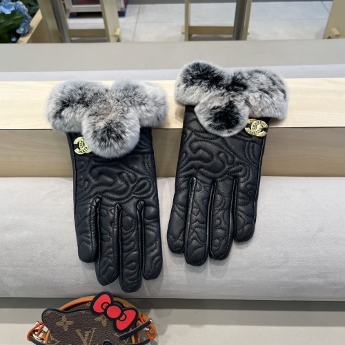 Cheap Chanel Gloves For Women #1249421 Replica Wholesale [$52.00 USD] [ITEM#1249421] on Replica Chanel Gloves