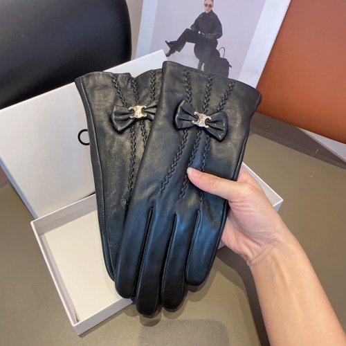 Cheap Celine Gloves For Women #1249447 Replica Wholesale [$45.00 USD] [ITEM#1249447] on Replica Celine Gloves