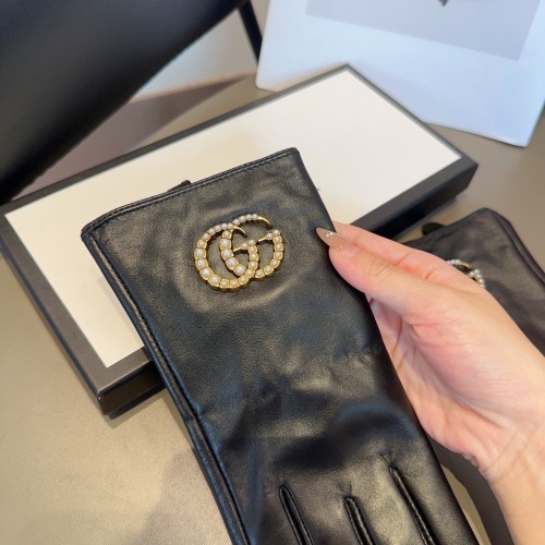 Cheap Gucci Gloves For Women #1249451 Replica Wholesale [$48.00 USD] [ITEM#1249451] on Replica Gucci Gloves