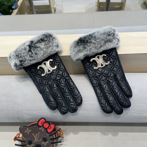 Cheap Celine Gloves For Women #1249478 Replica Wholesale [$56.00 USD] [ITEM#1249478] on Replica Celine Gloves