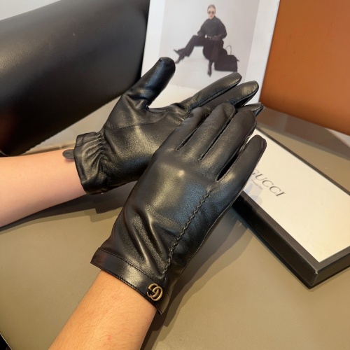 Cheap Gucci Gloves For Men #1249490 Replica Wholesale [$48.00 USD] [ITEM#1249490] on Replica Gucci Gloves