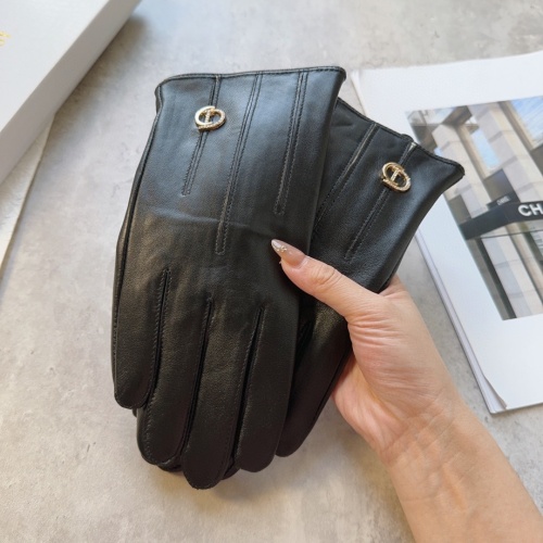 Cheap Christian Dior Gloves For Women #1249556 Replica Wholesale [$45.00 USD] [ITEM#1249556] on Replica Christian Dior Gloves