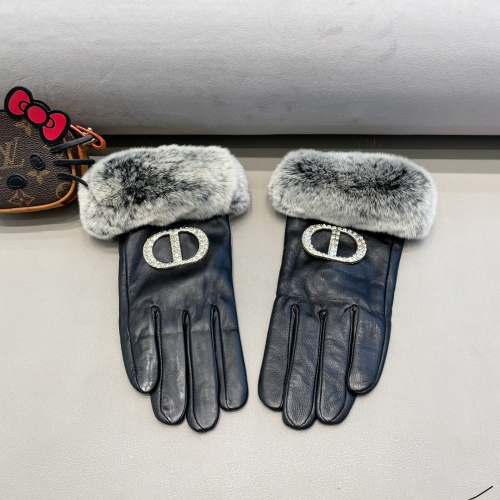 Cheap Christian Dior Gloves For Women #1249567 Replica Wholesale [$52.00 USD] [ITEM#1249567] on Replica Christian Dior Gloves