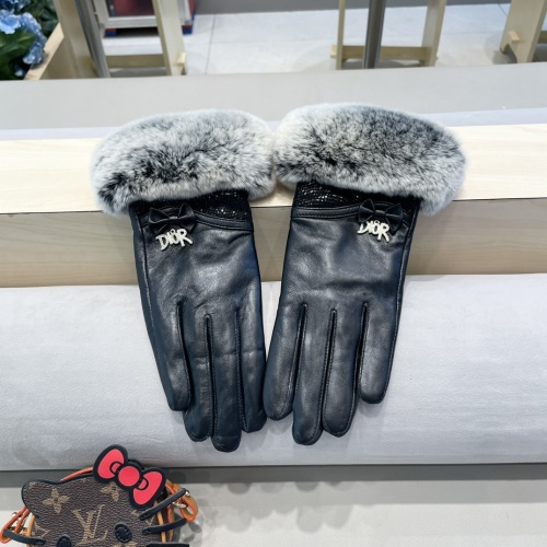 Cheap Christian Dior Gloves For Women #1249608 Replica Wholesale [$52.00 USD] [ITEM#1249608] on Replica Christian Dior Gloves