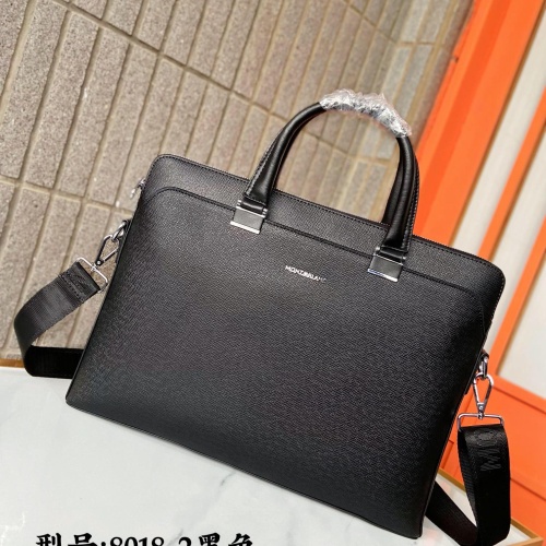 Cheap Mont Blanc AAA Man Handbags #1249626 Replica Wholesale [$96.00 USD] [ITEM#1249626] on Replica Mont Blanc AAA Man Handbags