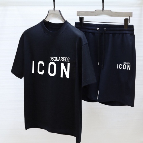 Cheap Dsquared Tracksuits Short Sleeved For Men #1249636 Replica Wholesale [$52.00 USD] [ITEM#1249636] on Replica Dsquared Tracksuits