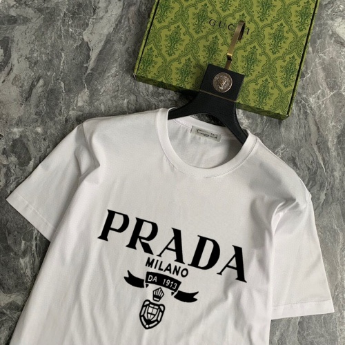 Cheap Prada Tracksuits Short Sleeved For Men #1249645 Replica Wholesale [$64.00 USD] [ITEM#1249645] on Replica Prada Tracksuits