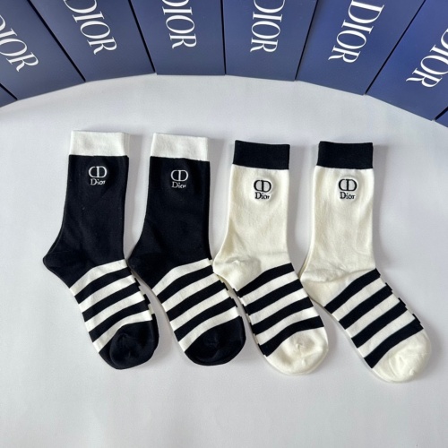 Cheap Christian Dior Socks #1249773 Replica Wholesale [$29.00 USD] [ITEM#1249773] on Replica Christian Dior Socks