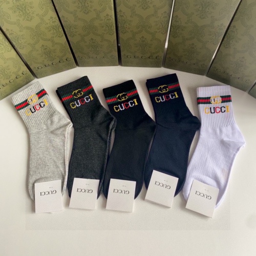 Cheap Gucci Socks #1249788 Replica Wholesale [$25.00 USD] [ITEM#1249788] on Replica Gucci Socks