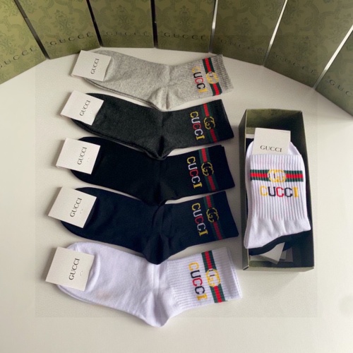 Cheap Gucci Socks #1249788 Replica Wholesale [$25.00 USD] [ITEM#1249788] on Replica Gucci Socks