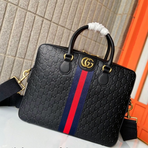 Cheap Gucci AAA Man Handbags #1249876 Replica Wholesale [$96.00 USD] [ITEM#1249876] on Replica Gucci AAA Man Handbags