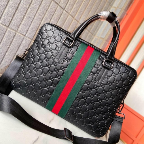 Cheap Gucci AAA Man Handbags #1249890 Replica Wholesale [$105.00 USD] [ITEM#1249890] on Replica Gucci AAA Man Handbags