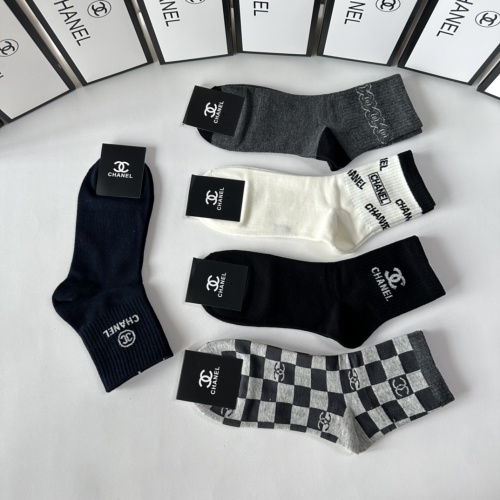 Cheap Chanel Socks #1249943 Replica Wholesale [$27.00 USD] [ITEM#1249943] on Replica Chanel Socks