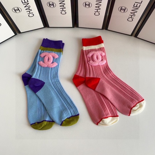 Cheap Chanel Socks #1249955 Replica Wholesale [$29.00 USD] [ITEM#1249955] on Replica Chanel Socks