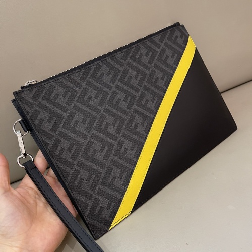 Cheap Fendi AAA Man Wallets #1249962 Replica Wholesale [$108.00 USD] [ITEM#1249962] on Replica Fendi AAA Man Wallets