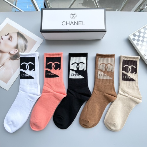 Cheap Chanel Socks #1250091 Replica Wholesale [$29.00 USD] [ITEM#1250091] on Replica Chanel Socks