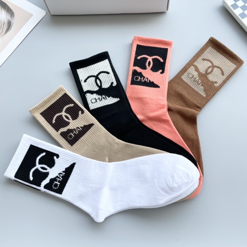 Cheap Chanel Socks #1250091 Replica Wholesale [$29.00 USD] [ITEM#1250091] on Replica Chanel Socks