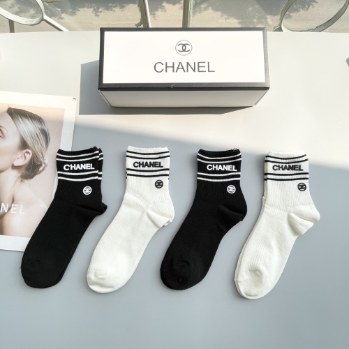 Cheap Chanel Socks #1250132 Replica Wholesale [$34.00 USD] [ITEM#1250132] on Replica Chanel Socks