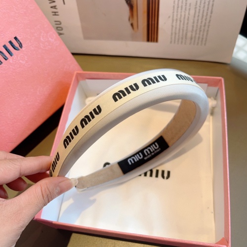 Cheap MIU MIU Headband For Women #1250209 Replica Wholesale [$27.00 USD] [ITEM#1250209] on Replica MIU MIU Headband