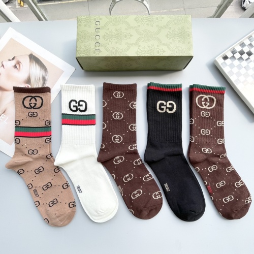 Cheap Gucci Socks #1250295 Replica Wholesale [$29.00 USD] [ITEM#1250295] on Replica Gucci Socks