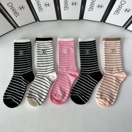 Cheap Chanel Socks #1250308 Replica Wholesale [$29.00 USD] [ITEM#1250308] on Replica Chanel Socks