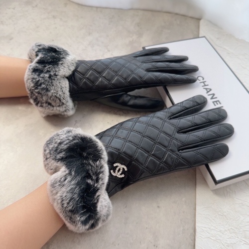 Cheap Chanel Gloves For Women #1250350 Replica Wholesale [$52.00 USD] [ITEM#1250350] on Replica Chanel Gloves