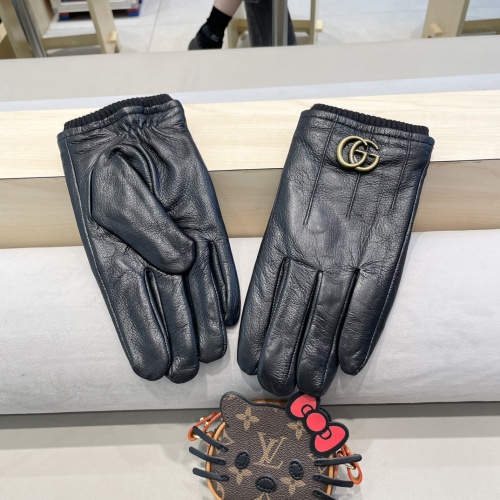 Cheap Gucci Gloves For Men #1250357 Replica Wholesale [$52.00 USD] [ITEM#1250357] on Replica Gucci Gloves