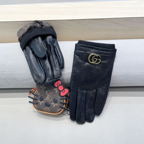 Cheap Gucci Gloves For Men #1250357 Replica Wholesale [$52.00 USD] [ITEM#1250357] on Replica Gucci Gloves