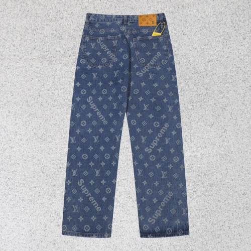 Cheap Louis Vuitton LV Jeans For Unisex #1250358 Replica Wholesale [$60.00 USD] [ITEM#1250358] on Replica Louis Vuitton LV Jeans