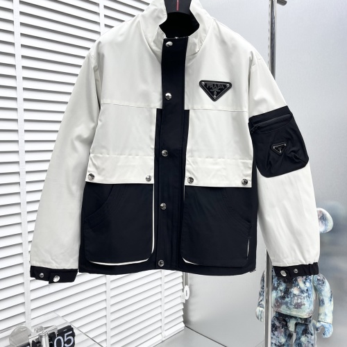 Cheap Prada Jackets Long Sleeved For Men #1250526 Replica Wholesale [$108.00 USD] [ITEM#1250526] on Replica Prada Jackets