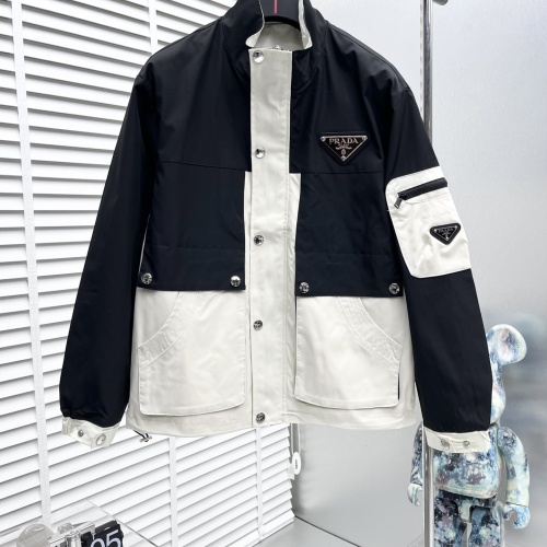 Cheap Prada Jackets Long Sleeved For Men #1250527 Replica Wholesale [$108.00 USD] [ITEM#1250527] on Replica Prada Jackets