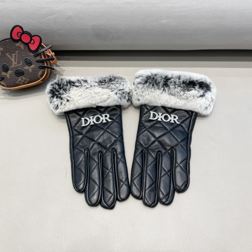 Cheap Christian Dior Gloves For Women #1250699 Replica Wholesale [$52.00 USD] [ITEM#1250699] on Replica Christian Dior Gloves