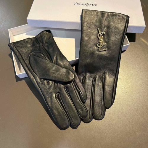 Cheap Yves Saint Laurent Gloves For Women #1250710 Replica Wholesale [$45.00 USD] [ITEM#1250710] on Replica Yves Saint Laurent Gloves