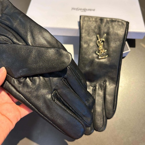 Cheap Yves Saint Laurent Gloves For Women #1250710 Replica Wholesale [$45.00 USD] [ITEM#1250710] on Replica Yves Saint Laurent Gloves