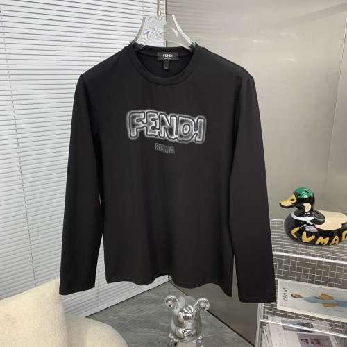 Cheap Fendi T-Shirts Long Sleeved For Men #1250711 Replica Wholesale [$48.00 USD] [ITEM#1250711] on Replica Fendi T-Shirts