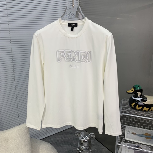 Cheap Fendi T-Shirts Long Sleeved For Men #1250715 Replica Wholesale [$48.00 USD] [ITEM#1250715] on Replica Fendi T-Shirts