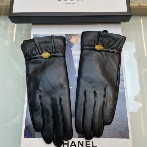 Cheap Gucci Gloves For Women #1250718 Replica Wholesale [$48.00 USD] [ITEM#1250718] on Replica Gucci Gloves