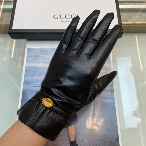 Cheap Gucci Gloves For Women #1250718 Replica Wholesale [$48.00 USD] [ITEM#1250718] on Replica Gucci Gloves