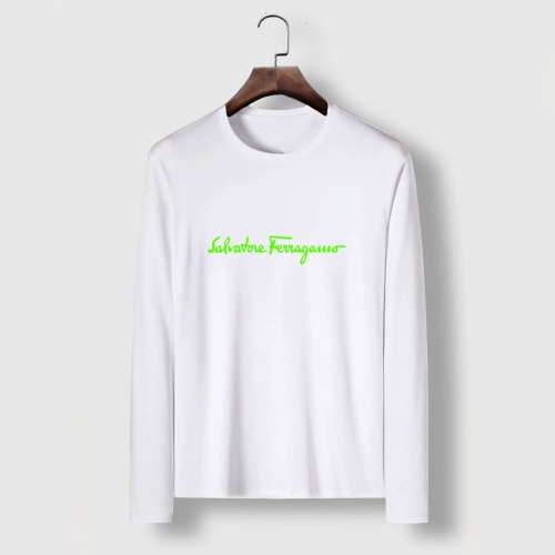 Cheap Salvatore Ferragamo T-Shirts Long Sleeved For Men #1250784 Replica Wholesale [$29.00 USD] [ITEM#1250784] on Replica Salvatore Ferragamo T-Shirts