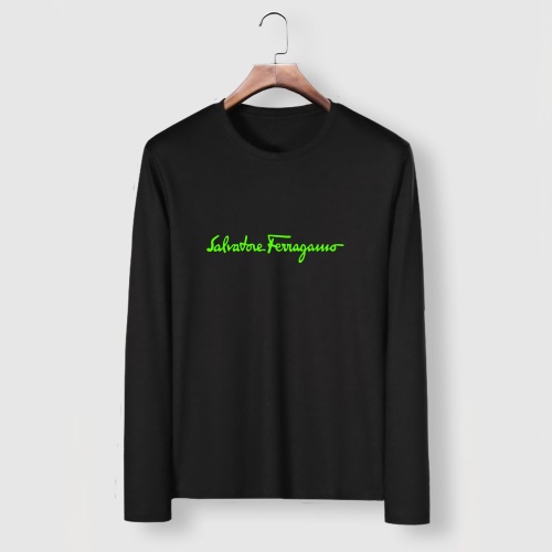 Cheap Salvatore Ferragamo T-Shirts Long Sleeved For Men #1250785 Replica Wholesale [$29.00 USD] [ITEM#1250785] on Replica Salvatore Ferragamo T-Shirts