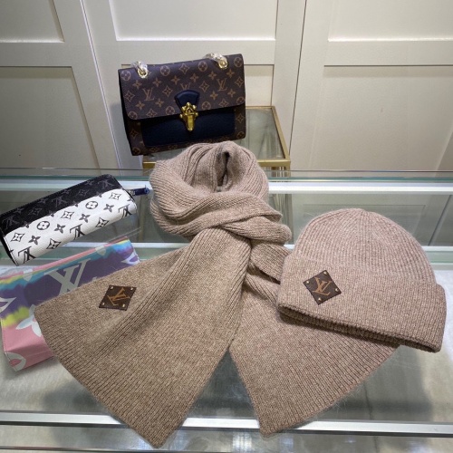 Cheap Louis Vuitton LV Caps #1250837 Replica Wholesale [$48.00 USD] [ITEM#1250837] on Replica Louis Vuitton LV Hat and Scarf and Glove Set