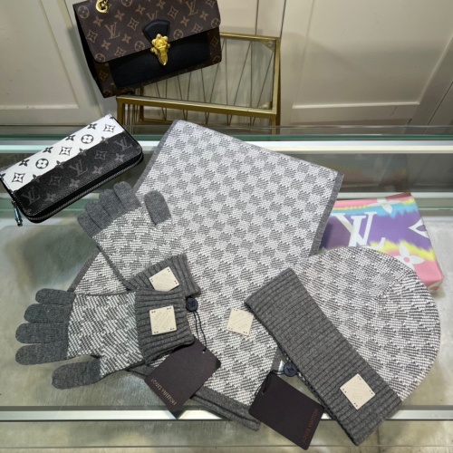 Cheap Louis Vuitton LV Caps #1250844 Replica Wholesale [$68.00 USD] [ITEM#1250844] on Replica Louis Vuitton LV Hat and Scarf and Glove Set