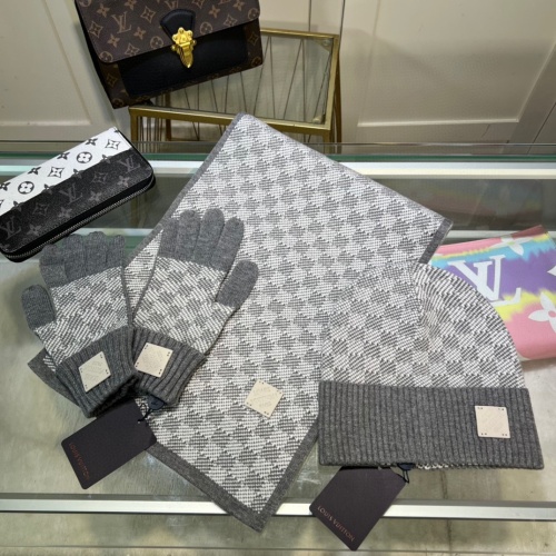 Cheap Louis Vuitton LV Caps #1250844 Replica Wholesale [$68.00 USD] [ITEM#1250844] on Replica Louis Vuitton LV Hat and Scarf and Glove Set