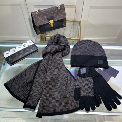 Cheap Louis Vuitton LV Caps #1250845 Replica Wholesale [$68.00 USD] [ITEM#1250845] on Replica Louis Vuitton LV Hat and Scarf and Glove Set