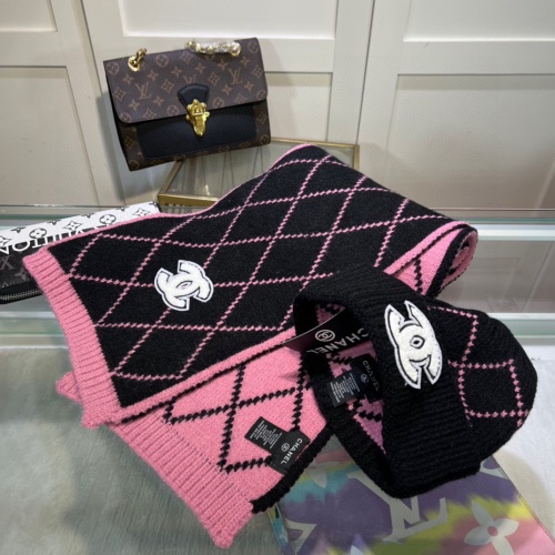 Cheap Chanel Caps #1250863 Replica Wholesale [$48.00 USD] [ITEM#1250863] on Replica Chanel Hat and Scarf and Glove Set