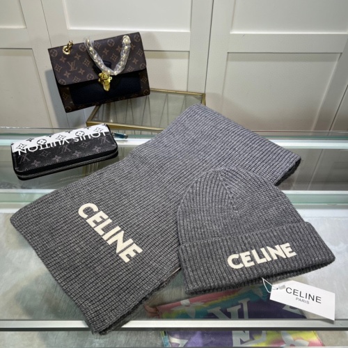 Cheap Celine Hat and Scarf Set #1250868 Replica Wholesale [$48.00 USD] [ITEM#1250868] on Replica Celine Hat and Scarf and Glove Set