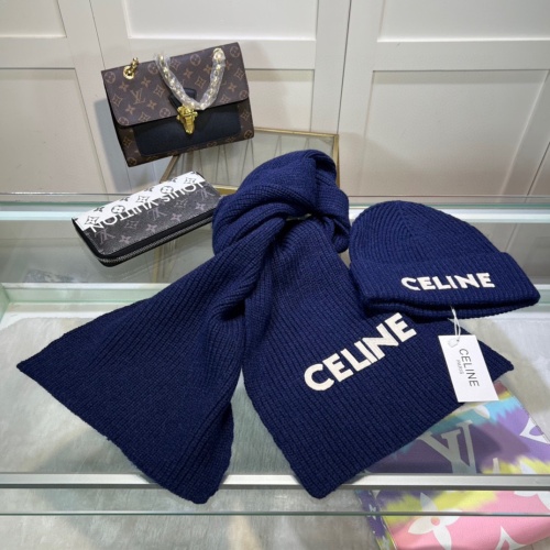 Cheap Celine Hat and Scarf Set #1250869 Replica Wholesale [$48.00 USD] [ITEM#1250869] on Replica Celine Hat and Scarf and Glove Set