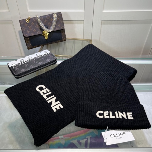 Cheap Celine Hat and Scarf Set #1250870 Replica Wholesale [$48.00 USD] [ITEM#1250870] on Replica Celine Hat and Scarf and Glove Set