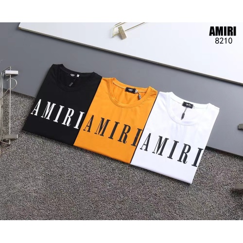 Cheap Amiri T-Shirts Short Sleeved For Men #1250889 Replica Wholesale [$29.00 USD] [ITEM#1250889] on Replica Amiri T-Shirts